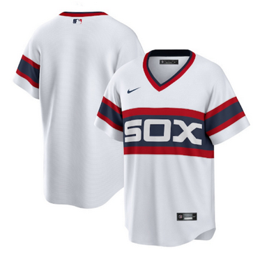 Men's Chicago White Sox Customized White Cool Base Stitched Jersey